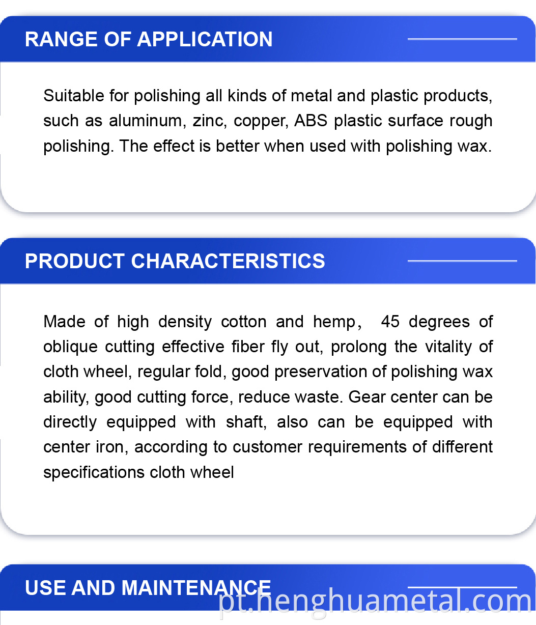 Henghua 2022 Roda de retalho de polimento de roda de cânhamo de arco de ar para o polimento de sisal roda de polimento para polimento de aço inoxidável